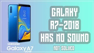 Galaxy A72018 A750GN Strange Sound On Soundspeaker Not Solved With Flash [upl. by Orabel]