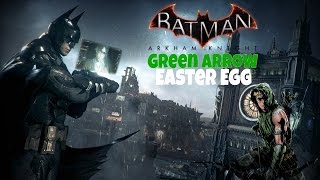 Batman Arkham Knight  Green Arrow Easter Eggs [upl. by Mathias535]