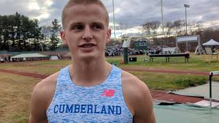 RI State Meet Cumberlands Sam Henderson places fifth overall [upl. by Oer]