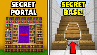 MINECRAFT 5 MINDBLOWING Redstone Hacks amp Tricks [upl. by Mani899]