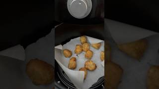 Frozen cheese nuggets in air fryer nuggets cheese trending shorts instagram reels viralvideo [upl. by Hillhouse]