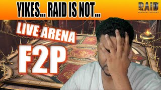 A NEW LOW IN RAID LIVE ARENA Raid Shadow Legends [upl. by Fredericka]