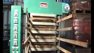 Rubber Tiles making machine [upl. by Harty]