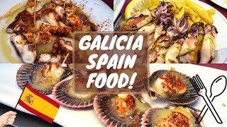 Incredible Foods To Try in Galicia Spain  Delicious Seafood to Eat In Spain [upl. by Arhsub268]