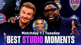 The BEST moments from UCL Today  David Beckham Trent Henry Micah Kate Abdo amp Carragher  MD 1 [upl. by Esdnyl]