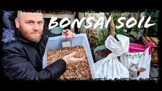 What goes into my Bonsai Soil mix [upl. by Oibaf]