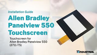 Allen Bradley Panelview 550 Touchscreen Installation Guide 2711T5 [upl. by Uird447]