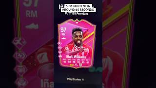 6PM CONTENT IN AROUND 60 SECONDS fyp futties fifa foryou playerpick fut ea content shorts [upl. by Sosthina528]