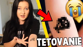 Moje prvé tetovanie a REAKCIA RODIČOV  StoryTime 😭 [upl. by Yuria]