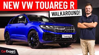 2024 Volkswagen Touareg R First look walkaround [upl. by Ravahs]