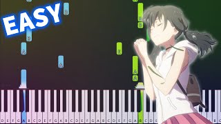 Is There Still Anything That Love Can Do Weathering With You EASY Piano TutorialSynthesiaby TAM [upl. by Roe458]