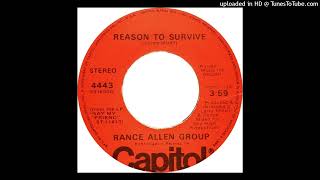 Rance Allen Group  Reason To Survive [upl. by Eislel225]