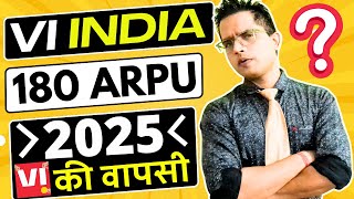 Vodafone idea 180 ARPU in 2025  Vi 5G Network Launch in India  Vi Price Hike Benefits trending [upl. by Lossa981]