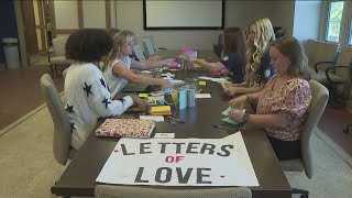 Student organization sends letters of love to Helene victims [upl. by Tracee]