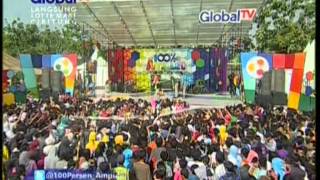 ZASKIA Live At 100 Ampuh 26072012 Courtesy GLOBAL TV [upl. by Searby]