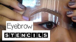 HowTo Use Eyebrow Stencils [upl. by Jessa890]