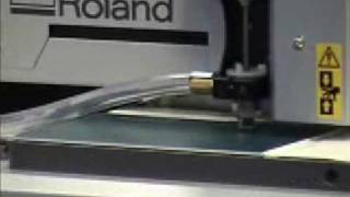 Roland EGX30A Engraving Machine pt1 [upl. by Ettevroc]