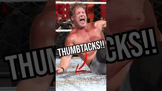 Who Put Chris Jericho In Thumbtacks wwe wweuniverse chrisjericho [upl. by Rasecoiluj2]