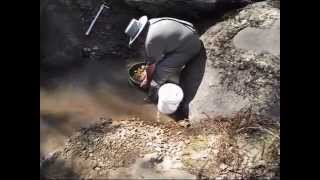 Digging for sapphires at Down the Hill Yarrow Creek near Glen Innes NSW Australia 2 [upl. by Oleic988]