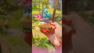 Painting Earthen Pot ❤️🧡💛💚💙foryou shorts2024 trendingshorts shortsviral [upl. by Harihs]