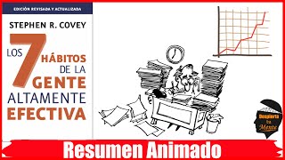 LOS 7 HABITOS DE LA GENTE ALTAMENTE EFECTIVA DE STEPHEN COVEY  RESUMEN ANIMADO [upl. by Kcorb]