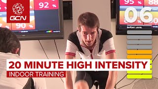 20 Minute High Intensity Indoor Cycling Workout [upl. by Nadaba]