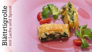 Rezept  Blätterteigrolle mit Spinat und Lachs Red Kitchen  Folge 357 [upl. by Rydder486]