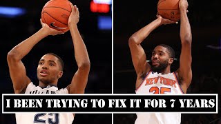 Mikal Bridges SHOCKING Statement on Jump Shot Hitch quotI Been Trying To Fix for 7 Yearsquot [upl. by Nekcerb112]