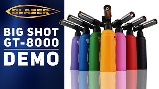 Blazer Products Big Shot GT8000 Butane Torch Demo [upl. by Macey]