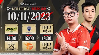 ONE vs TDT l BRU vs FL l TDT vs FL  VÒNG TUYỂN CHỌN AIC 2023  NGÀY 2 1011 [upl. by Aitropal]