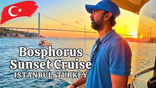 BOSPHORUS Sunset Cruise  Istanbul Turkey [upl. by Bringhurst]