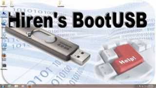 How to run Hirens BootCD from a USB Flash Drive [upl. by Ignacius]