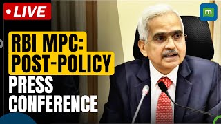 Live RBI Post Monetary Policy Press Conference  Governor Shaktikanta Das [upl. by Dina541]