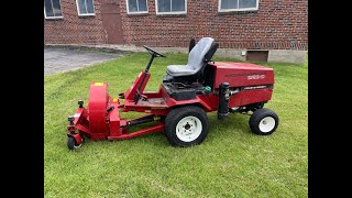 Toro Groundsmaster 223D with Blower and Mower Deck [upl. by Libby749]