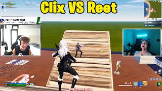 Clix VS Reet 1v1 TOXIC Buildfights [upl. by Airrej]