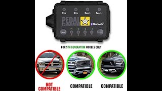 Review Pedal Commander  PC78 for RAM 1500 New Body Style [upl. by Nauqel]