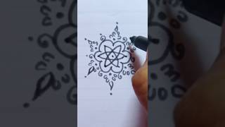 Daily morning rangoli design youtubeshorts saibabarangoli indianart [upl. by Naginarb]