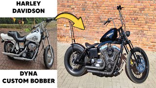 Harley Davidson Dyna Custom Bobber Transformation 2005 harleydavidson dyna custom motorcycle [upl. by Pennington]