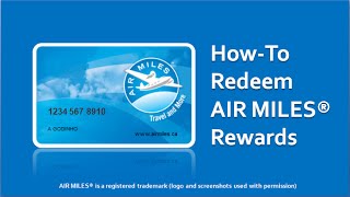 How to Redeem AIR MILES [upl. by Notsahc]