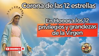 Poderosa Coronilla de 12 estrellas a la Virgen María  orandoconesperanza oraciónpoderosa [upl. by Onailime]