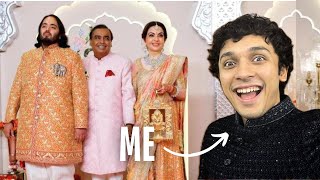 I WENT TO THE AMBANI WEDDING EXCLUSIVE VLOG [upl. by Dunstan788]