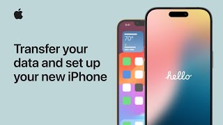 How to transfer your data and set up your new iPhone  Apple Support [upl. by Town945]