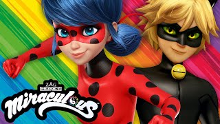 1 HOUR MIRACULOUS  😍 LADYBUG amp CAT NOIR 🐞  Season 4  Compilation [upl. by Nnyrat]