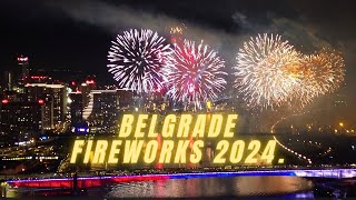 VATROMET U BEOGRADU 2024 BELGRADE FIREWORKS [upl. by Ful127]