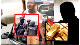 Ghana POLICE Chàsè On ÀRMED ROBBERS At Adabraka for RÔBBlNG A GOLD SHOP [upl. by Nilram839]