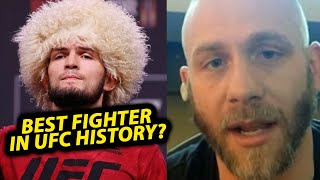 Khabib Nurmagomedovs former opponent on where he ranks on GOAT list Darrell Horcher [upl. by Ahsek]