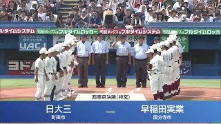 【高校野球】西東京 決勝戦／High School Baseball West Tokyo Final [upl. by Yousuf207]