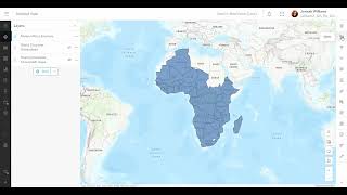 ACARA Unit 1 Ecological Hazards Creating choropleth maps using ArcGIS Online [upl. by Arolf]