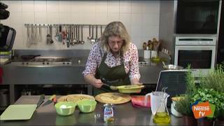 🍆 Crepes de berenjena mozzarella y anchoas  Recetas de Cocina Nestlé [upl. by Duval]