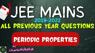 JEE MAINS ALL PREVIOUS YEAR QUESTIONS  CHEMICAL BONDING Till 2023 [upl. by Macswan]